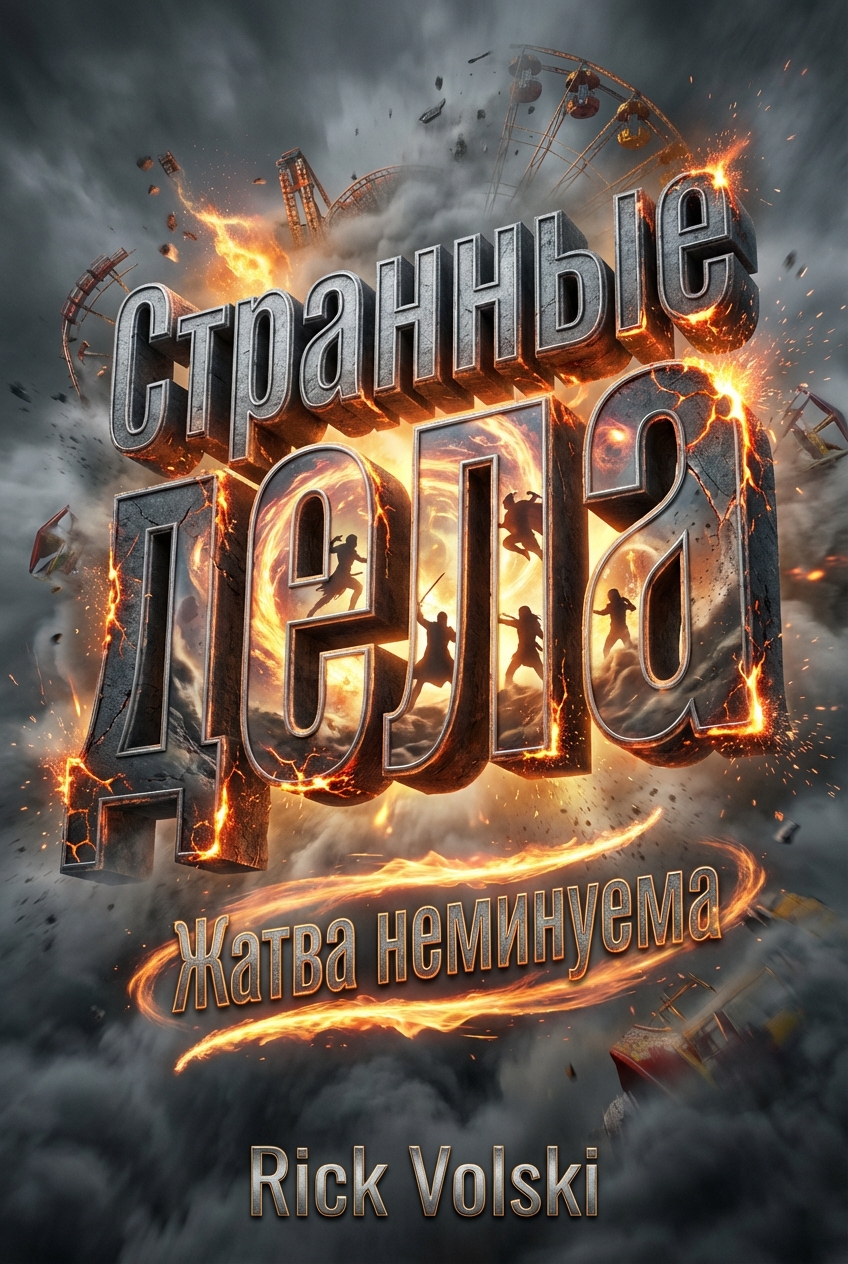 Странные дела: Жатва неминуема — мрачная обложка