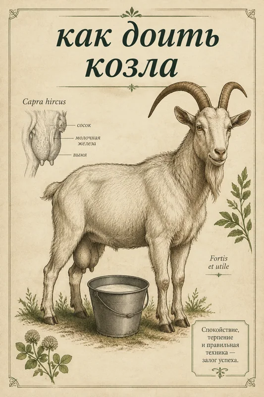 Почему не стоит доить козла